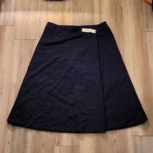 Talbots Fall Italian Fannel Pleated Skirt